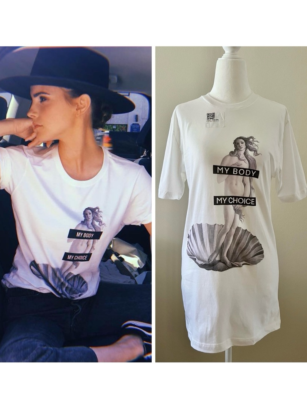 [Redbubble] My Body My Choice Venus T-Shirt - ASO Emma Watson